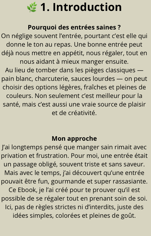 Ebook Entrées Fit et Fraîches